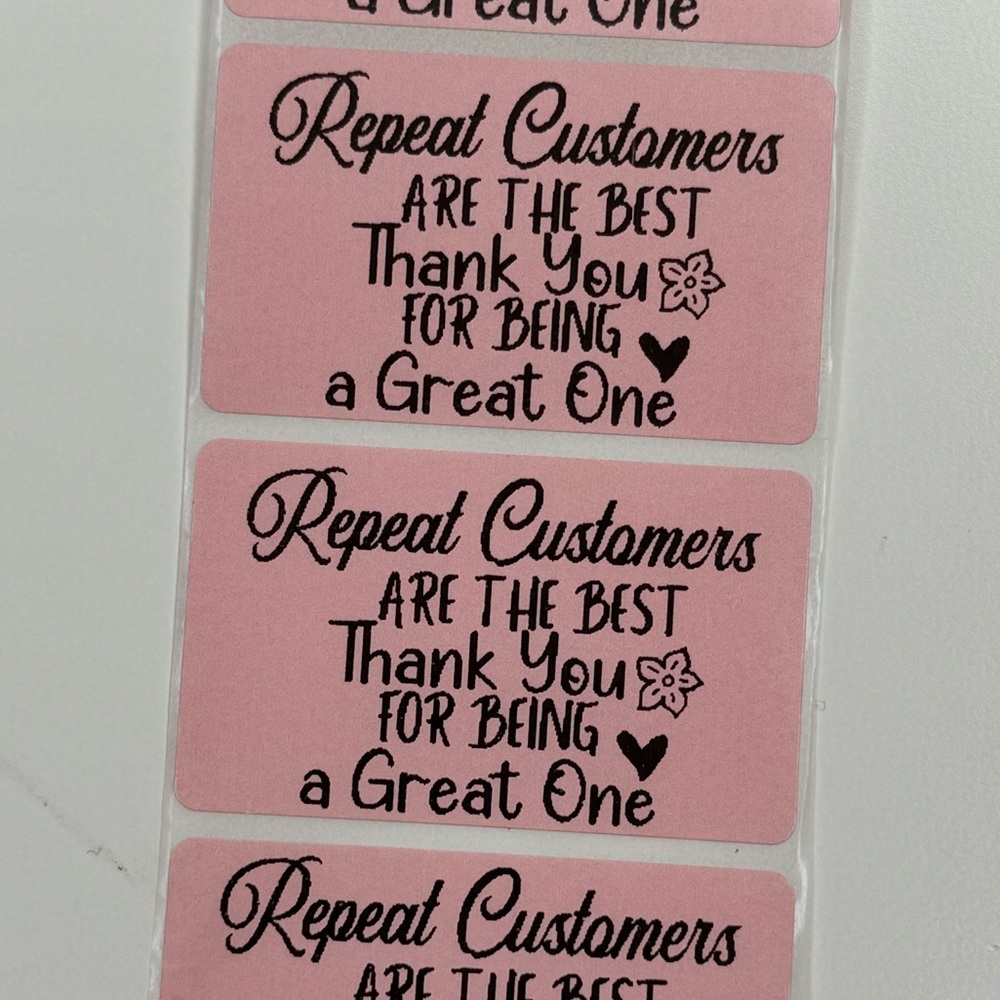100pcs Repeat CustomersAppreciation Decorative Stickers new - Picture 4 of 13